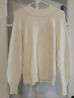 Gap waffle knit crewneck sweater